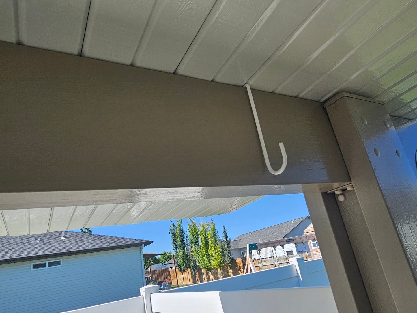 3x8 - Solid Cover Non Insulated Beam Hooks - Single Hook